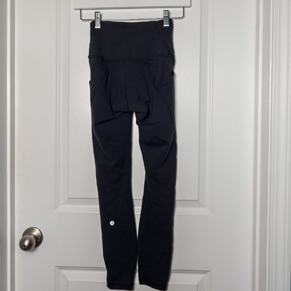 Lululemon Wunder Train High-Rise Tight with Pockets 25" - 2 Black - Picture 4 of 8